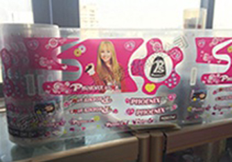 PET自行車标簽絲印